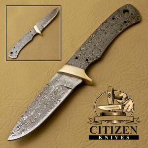 Damascus Steel Blank Blade