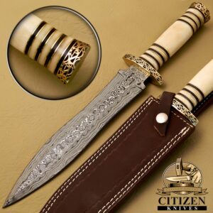 DAMASCUS STEEL DAGGER KNIVES