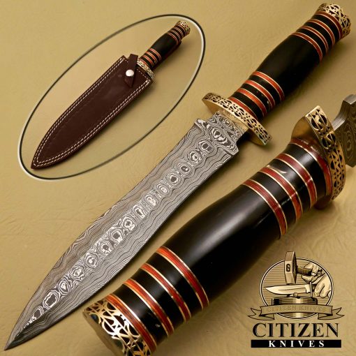 DAMASCUS STEEL DAGGER KNIVES