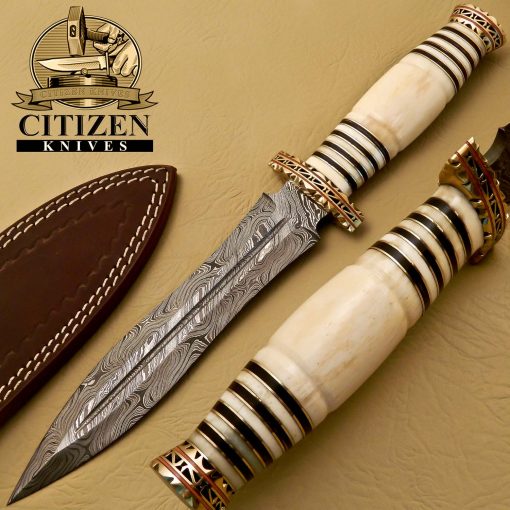 DAMASCUS STEEL DAGGER KNIVES