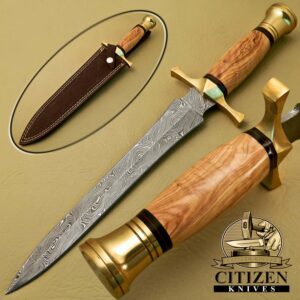 DAMASCUS STEEL DAGGER KNIVES