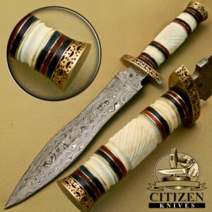 DAMASCUS STEEL DAGGER KNIVES