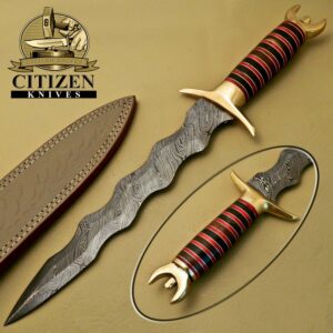 DAMASCUS STEEL DAGGER KNIVES