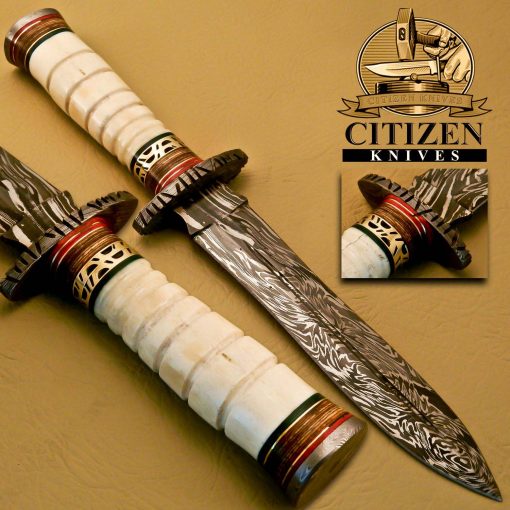 DAMASCUS STEEL DAGGER KNIVES