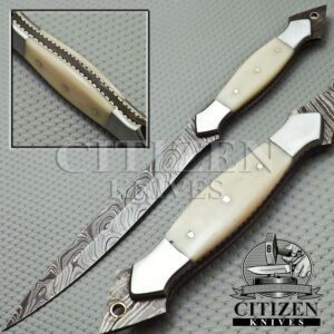 DAMASCUS STEEL DAGGER KNIFE