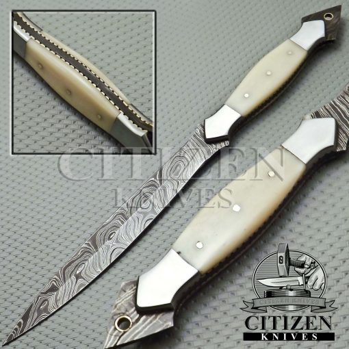 DAMASCUS STEEL DAGGER KNIFE