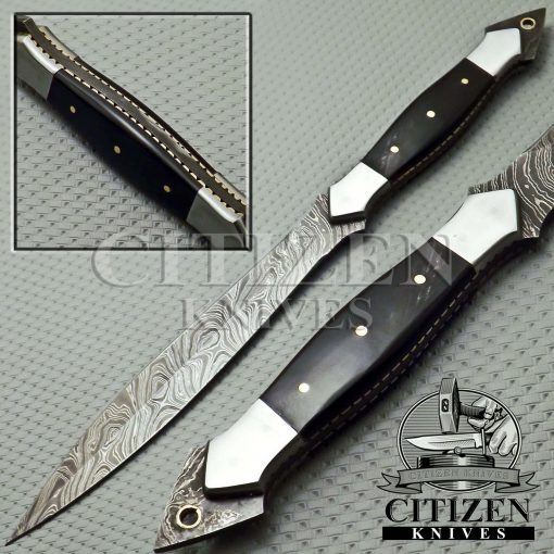 DAMASCUS STEEL DAGGER KNIFE