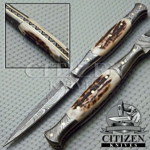 DAMASCUS STEEL DAGGER KNIFE