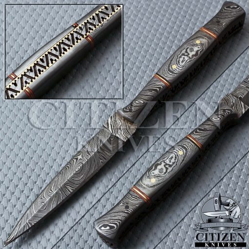 DAMASCUS STEEL DAGGER KNIFE