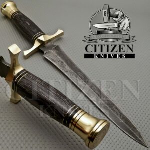 DAMASCUS STEEL DAGGER KNIFE