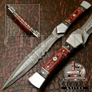 DAMASCUS STEEL DAGGER KNIFE