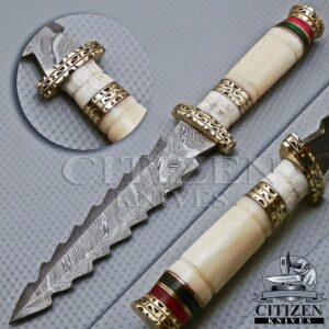 DAMASCUS STEEL DAGGER KNIFE