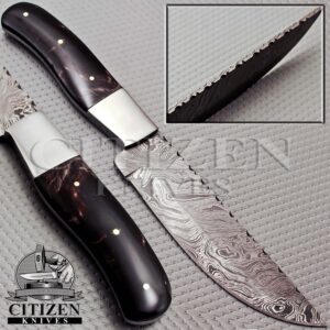 DAMASCUS STEEL SKINNER KNIFE