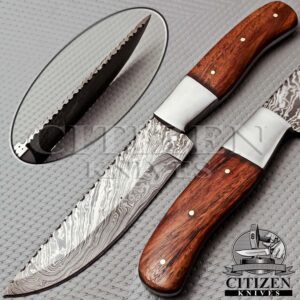 DAMASCUS STEEL SKINNER KNIFE