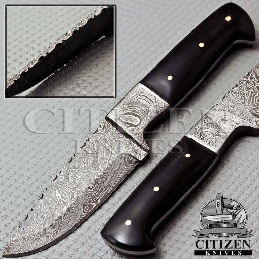 DAMASCUS STEEL SKINNER KNIFE