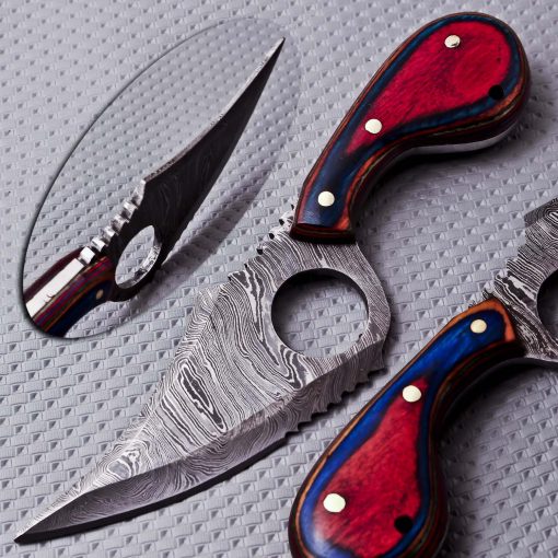 DAMASCUS STEEL SKINNER KNIFE