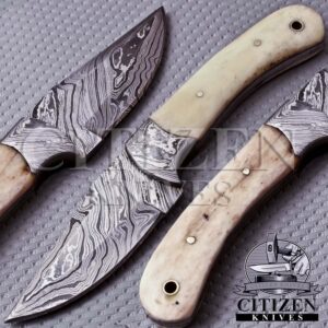 DAMASCUS STEEL SKINNER KNIFE