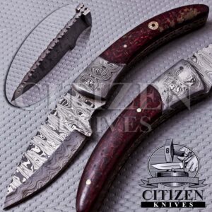 DAMASCUS STEEL SKINNER KNIFE