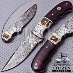 DAMASCUS STEEL SKINNER KNIFE