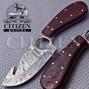 DAMASCUS STEEL SKINNER KNIFE