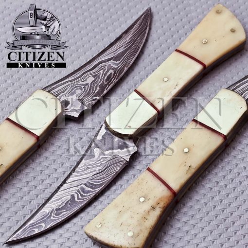 DAMASCUS STEEL SKINNER KNIFE