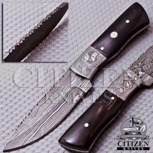 DAMASCUS STEEL SKINNER KNIFE