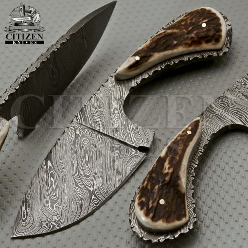 DAMASCUS STEEL SKINNER KNIFE