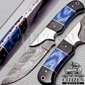 DAMASCUS STEEL SKINNER KNIFE