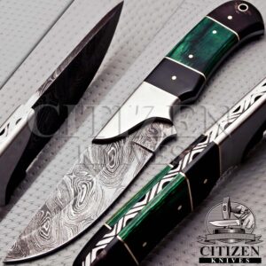 DAMASCUS STEEL SKINNER KNIFE