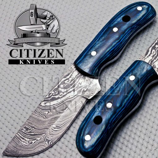 DAMASCUS STEEL SKINNER KNIFE