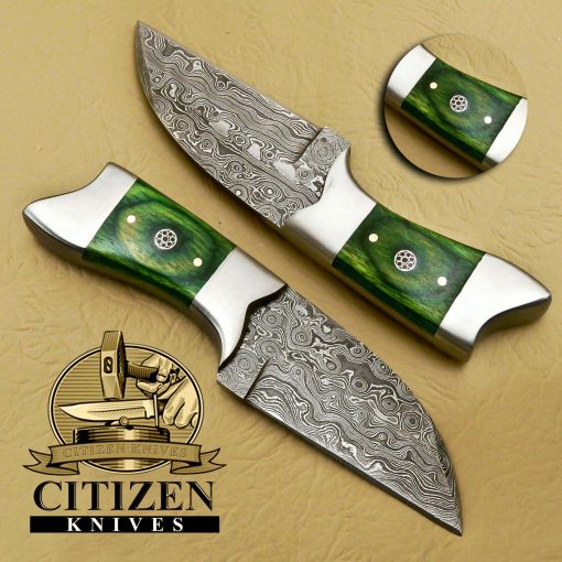 DAMASCUS STEEL SKINNER KNIVES