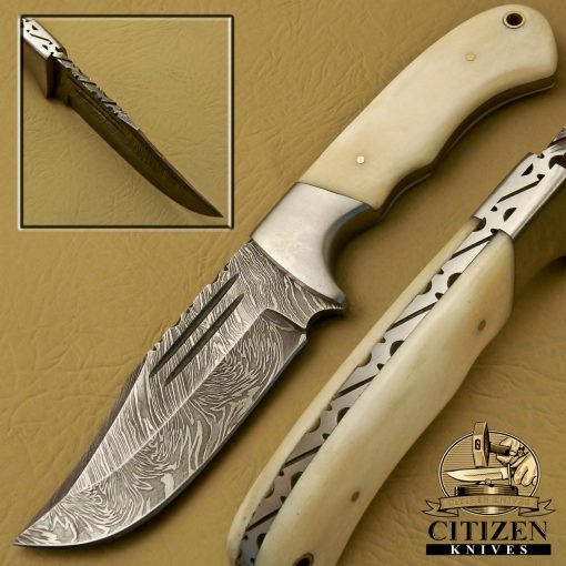 DAMASCUS STEEL SKINNER KNIVES