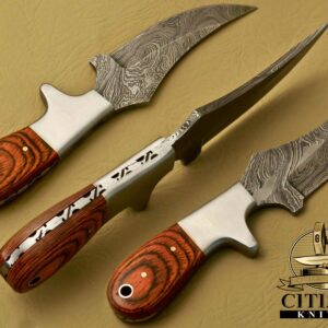 DAMASCUS STEEL SKINNER KNIVES