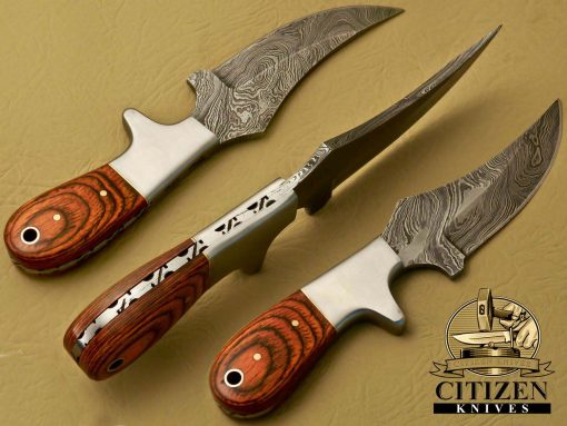 DAMASCUS STEEL SKINNER KNIVES