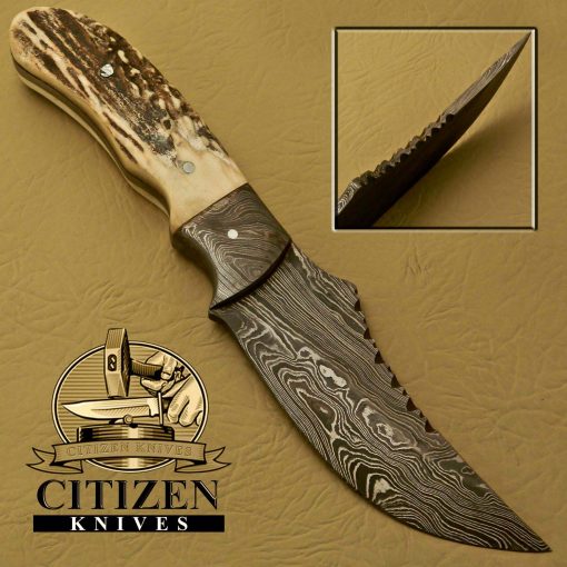 DAMASCUS STEEL SKINNER KNIVES