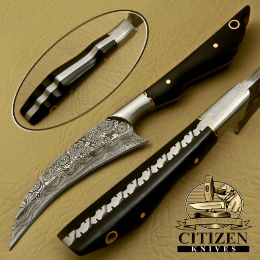 DAMASCUS STEEL SKINNER KNIVES