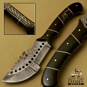 DAMASCUS STEEL TRACKER KNIVES