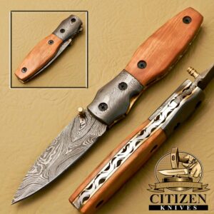 Damascus Steel Folding knife