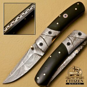 Damascus Steel Folding knife