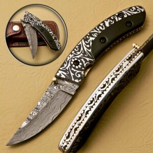 Damascus Steel Folding knife