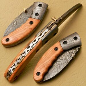 Damascus Steel Folding knife