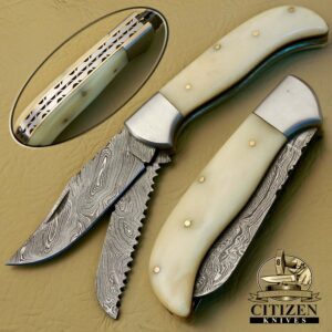 Damascus Steel Folding knife