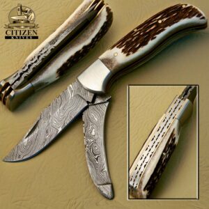 Damascus Steel Folding knife