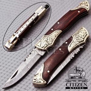 Damascus Steel Folding knife