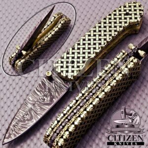 Damascus Steel Folding knife