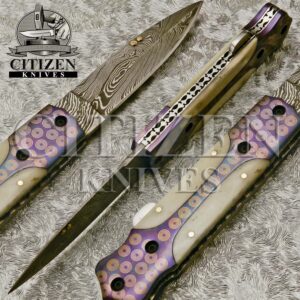 Damascus Steel Folding knife