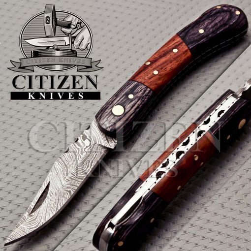 Damascus Steel Folding knife