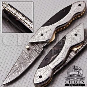 Damascus Steel Folding knife