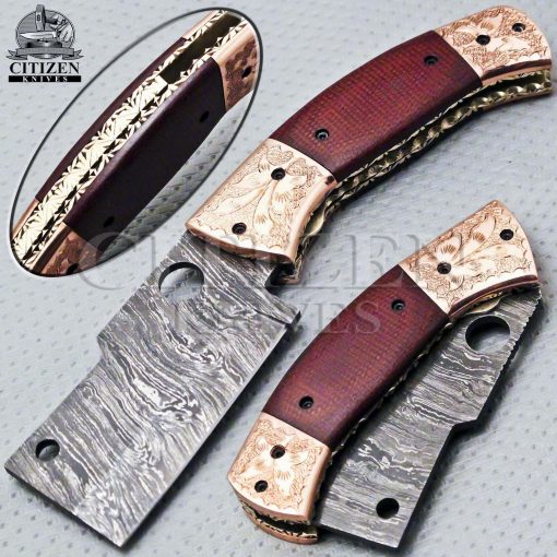 Damascus Steel Folding knife