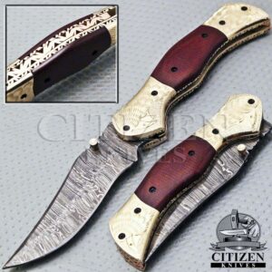 Damascus Steel Folding knife